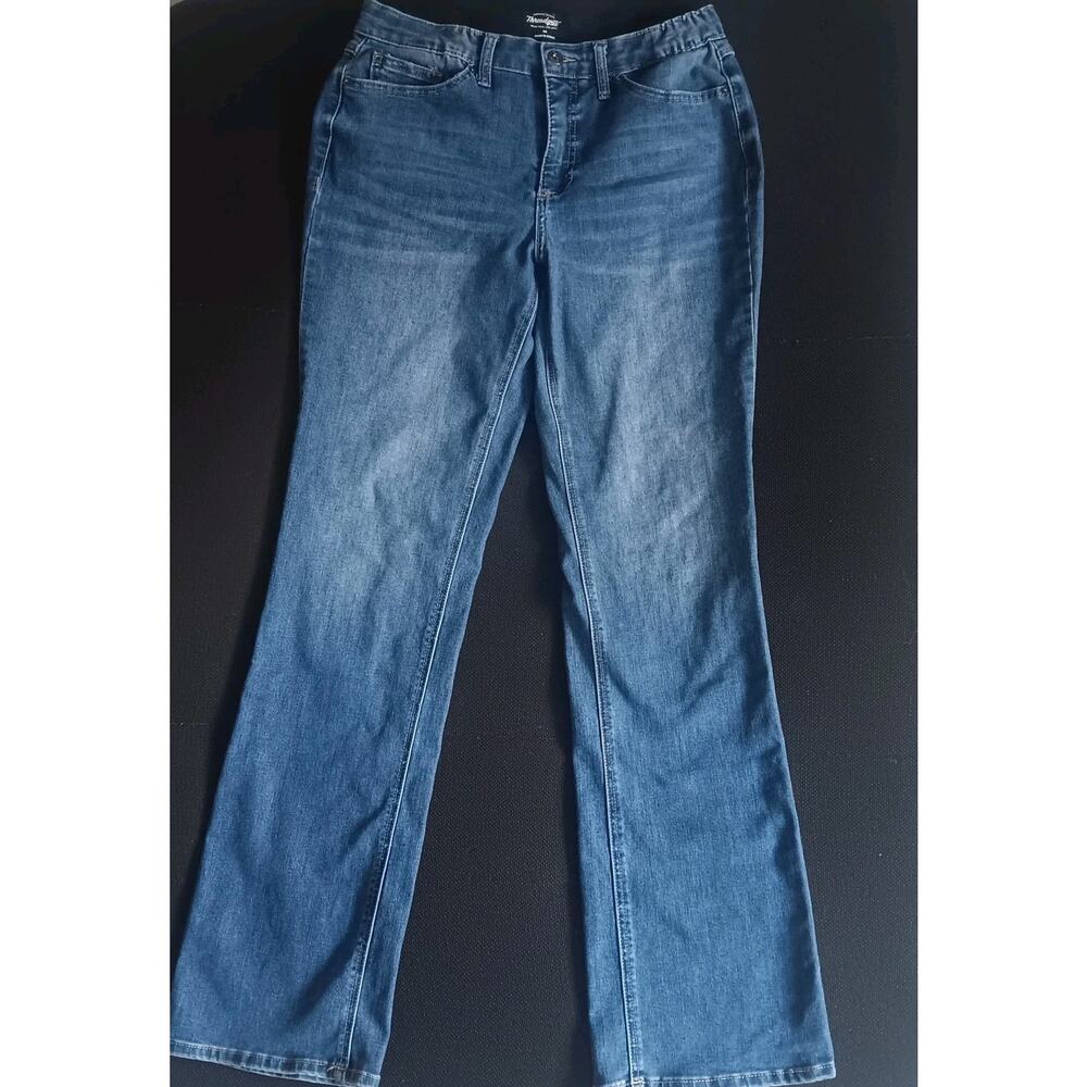Threadgrit Jeans Womens 30 Bootcut Medium Wash Blue Denim Western Outdoor Wear
